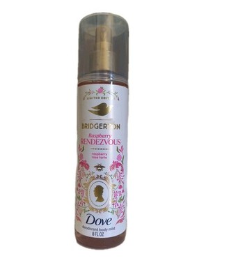 Limited Edition Dove Bridgerton Body Mist Raspberry Rendezvous 8 Oz