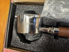 Morils Set Portafiltro Espresso Senza Fondo. Manico in legno. Delonghi 51mm. 