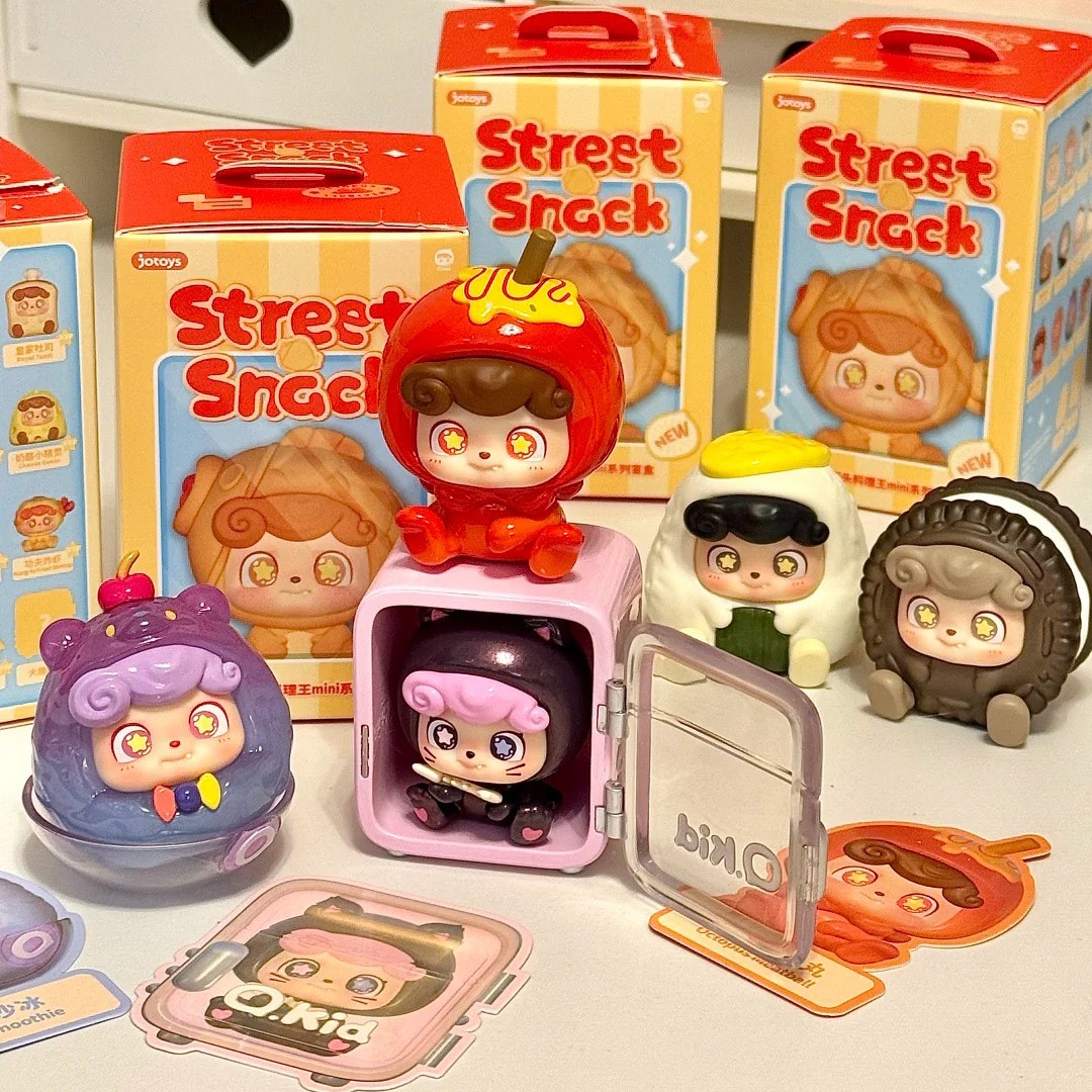 JOTOYS Q.Kid Street Snack Series Confirmed Blind Box Mini Figure