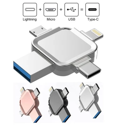 MARKENLOS 1/2TB 256/512GB Speicherstick USB-Stick Type-C für iPhone Android Memory Stick