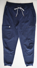 Fabletics GJ2500504-4810-35810 Women's Sz M Navy Mid-Rise On-Call Scrub Joggers