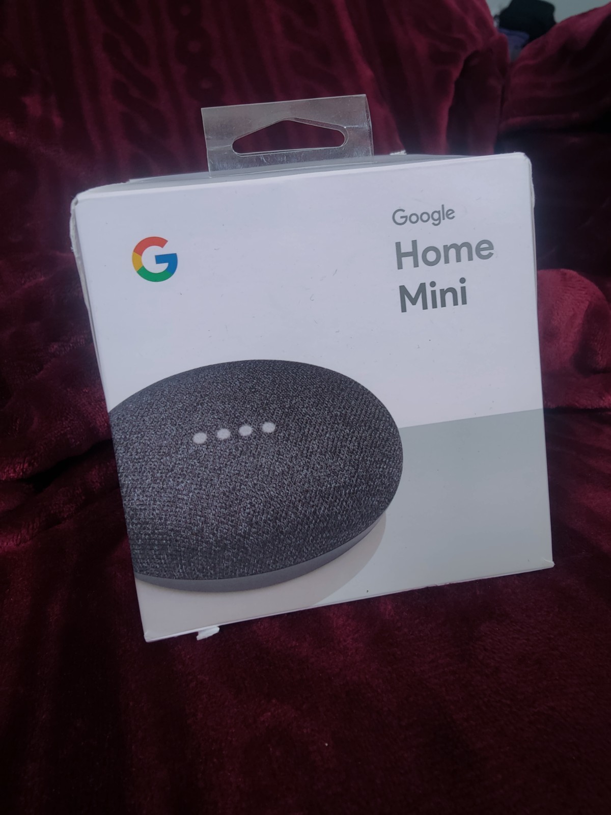 OPEN BOX NEW Google Home Mini Smart Assistant - Charcoal (GA00216-US)