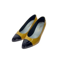 CHANEL Pumps Yellow Women's Size EU36.5/US6