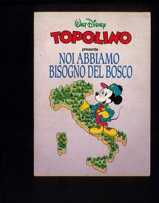 Mickey Mouse We Need the Forest W.Disney Great  