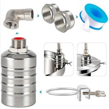 Float Valve12 To 34 1 Water Level Control Float Valve 304 Stainless S... Float Valve12 To 34 1 Water Level Control Float Valve 304 Stainless S...