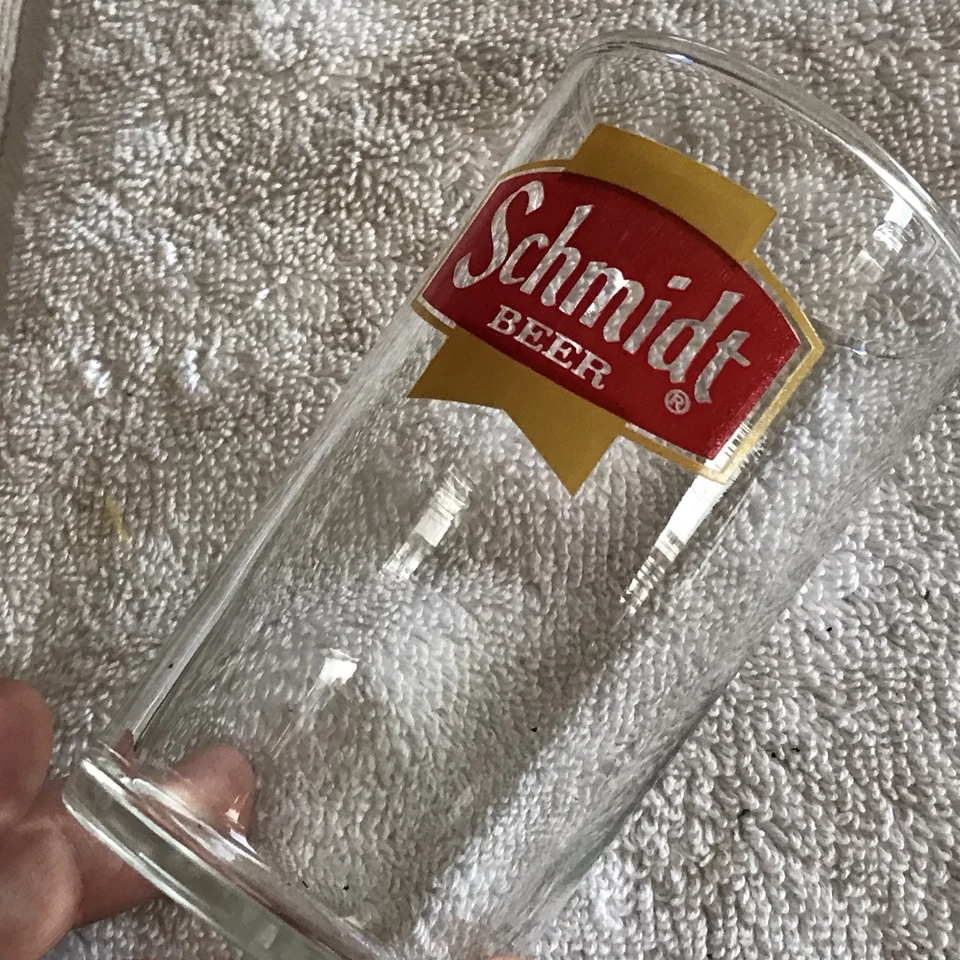 Vaso de cerveza Schmidt's vintage... variación rara Foto 4 de 4