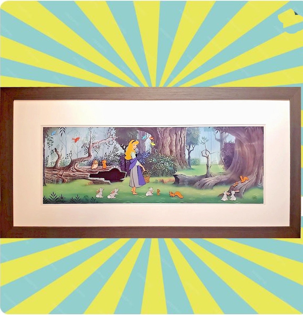 🟢 Disney Sleeping Beauty Limited Ed Hand Painted cel Briar Rose