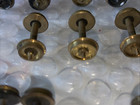 All 16 brass wheels, some blackened. See photos, some are different than others — photo 4