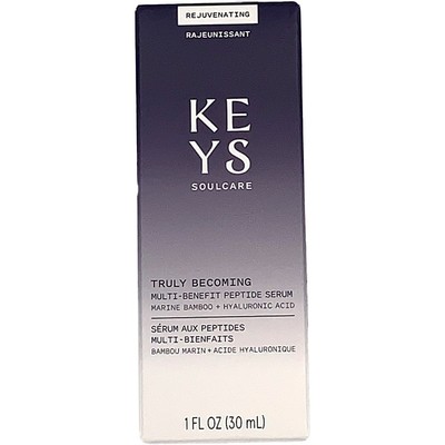 KEYS Soulcare Truly Becoming Multi-Benefit Peptide Serum 1 oz (30 ml) NEW/Sealed
