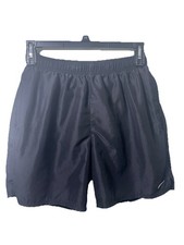 Vintage Nike Swim Shorts Men Large Black Mesh Lined Volley Trunks Pockets