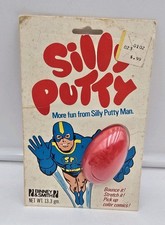Vintage 1979 Silly Putty in Sealed Package Silly Putty Man