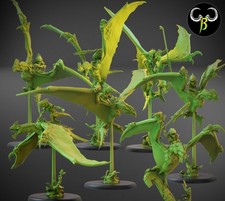 Seradon Riders Squad X10 28mm Lizard Men Flying Cavalry Fantasy Aztec Dinosaurs