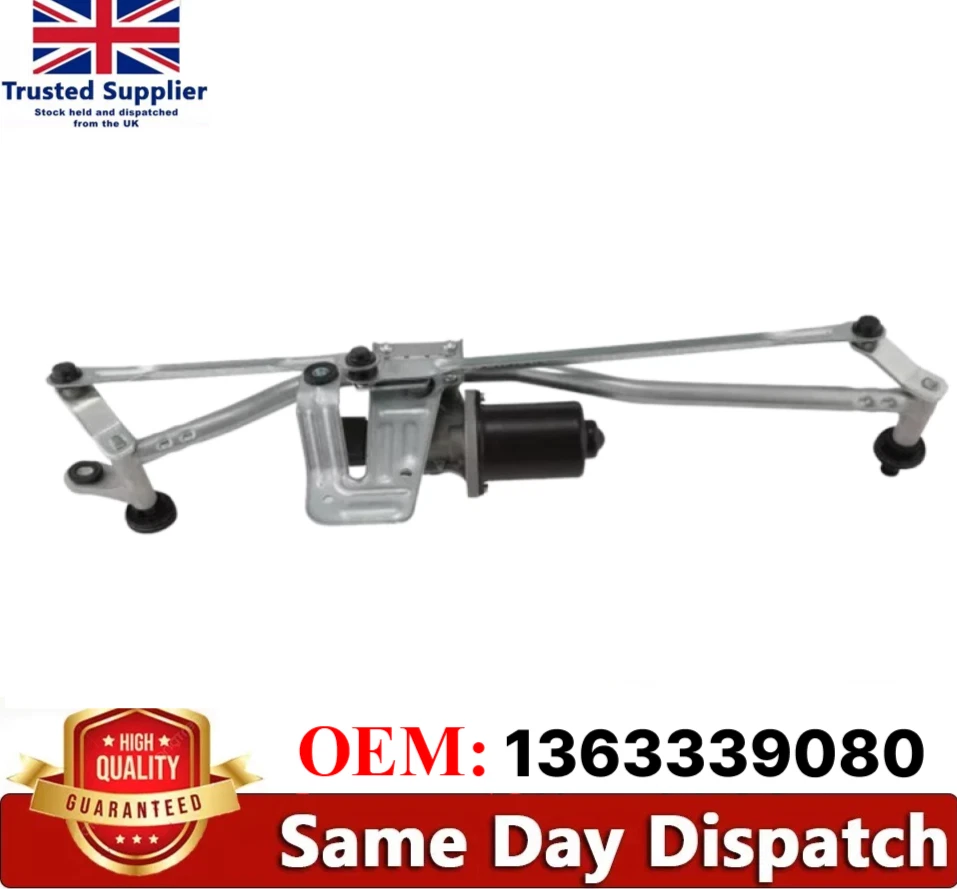 FOR PEUGEOT BOXER CITROEN RELAY FIAT DUCATO 2006+ FRONT WIPER MOTOR & LINKAGE UK - Image 2 of 2