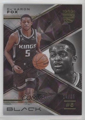 2022-23 Panini Black Gold 14/25 De'Aaron Fox #51 1gs7