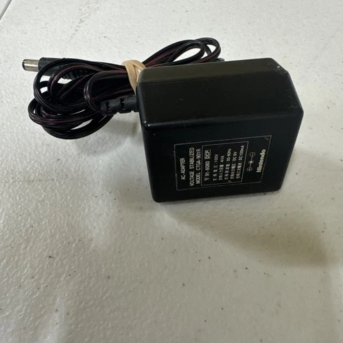 Power Adapter For Nintendo Color TV Game Model # CTGA-901R