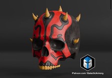 Darth Maul Skull Life Size | 3D Cosplay Prop DIY Schädel