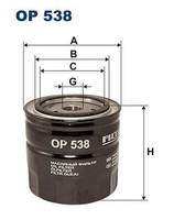Filtron OP 538 ÖLfilter FüR Volvo Schraubfilter