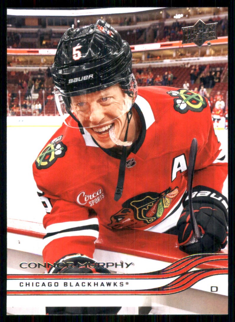 2025-26 Upper Deck #36 Connor Murphy Chicago Blackhawks TW3484