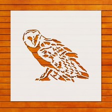 Reusable Barn Owl Stencil Template for Airbrush  DIY Crafts - StencilAir