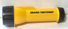Vintage Sears Craftsman Flashlight  Battery Indicator Lights.Spare Bulb Works