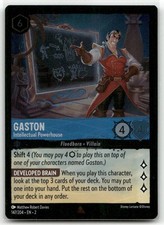 Gaston Intellectual Powerhouse 147/204 Foil Rise of the Floodborn Disney Lorcana
