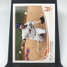 2013 Topps #632 R.A. Dickey Mets NL Cy Young Award