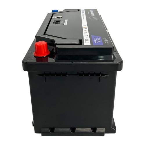 Compact LiFePO4 Battery 150Ah 12V Smart BMS Active Balancer DIN Housing - Picture 10 of 12