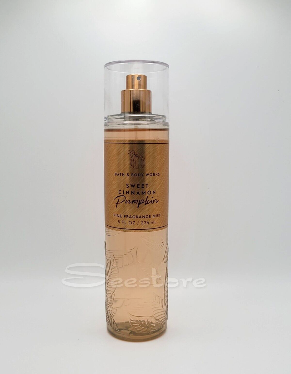Bath Body Works Sweet Cinnamon Pumpkin Fine Fragrance Body Mist Full Size  oz