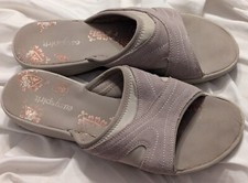 Easy Spirit Half Step Womens Tan Slip Ons Sandals Shoes Size 10 / 41.5