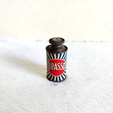 1950s Vintage Reckitt Colman Brasso Metal Polish Sealed Litho Tin England TB274