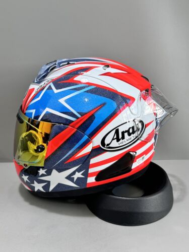 Arai Rx7x Hayden Motorcycle Red Full Helmet Riding Full Face Helmet Universal - Picture 6 of 13
