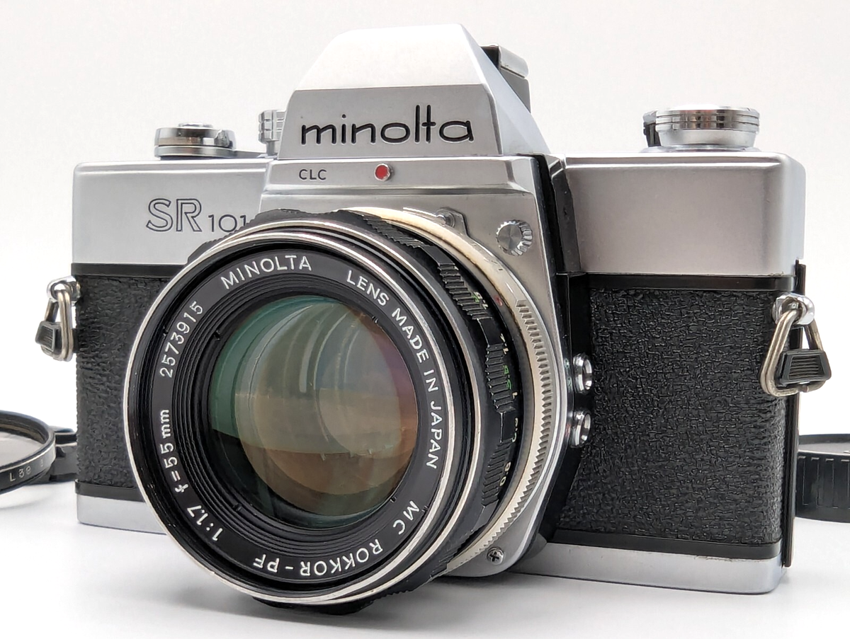 ミノルタ SR101 & MC ROKKOR-PF 55mm F1.7 #03 Minolta SR101 SLR Film Camera MC ROKKOR-PF 55mm f1.7 Lens