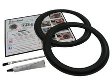 Kit de reparación de bordes de espuma de altavoz AVID 330 para woofer de 12" (par)