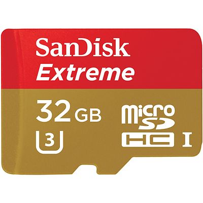 SanDisk 32GB Extreme 100MB/s microSDHC Memory Card - SanDisk Authorized Dealer