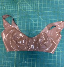 Latex Rubber fetish wear lingerie Flesh Bra 36” Rrp £79
