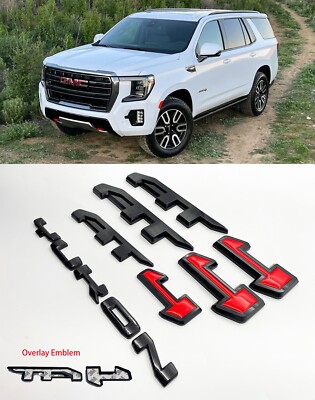 GMC Accessories Yukon AT4 Emblems In Black - Foto 10