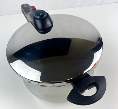 #ad Fagor Rapida 6L Pressure Cooker Steel Gas Electric Vitro Induction Made in Spain $70.00