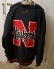 Champion Vintage Nebraska Huskers Black Red Nylon Jacket Mens Size XLarge — photo 3
