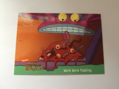 Fleer Ultra: Aaahh!! Real Monsters ''WARM WORM PUDDING'' #70 Sammelkarte