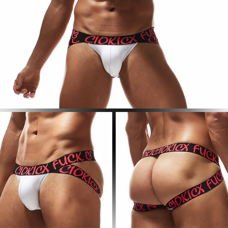 Sexy Men Underwear Jockstrap Cotton Tanga Hombre String Homme Slip Cueca Thong