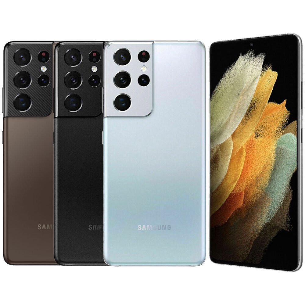 NEW Samsung Galaxy S21 Ultra 5G G998U 128/256/512GB Unlocked GSM+