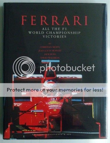 Ferrari All The F1 World Championship Victories Motor Sport Car Book 1998