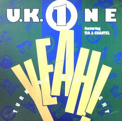 U.K. 1 Featuring Tia & Chantel - Yeah! (Turn On The Light) Maxi (VG/VG) .