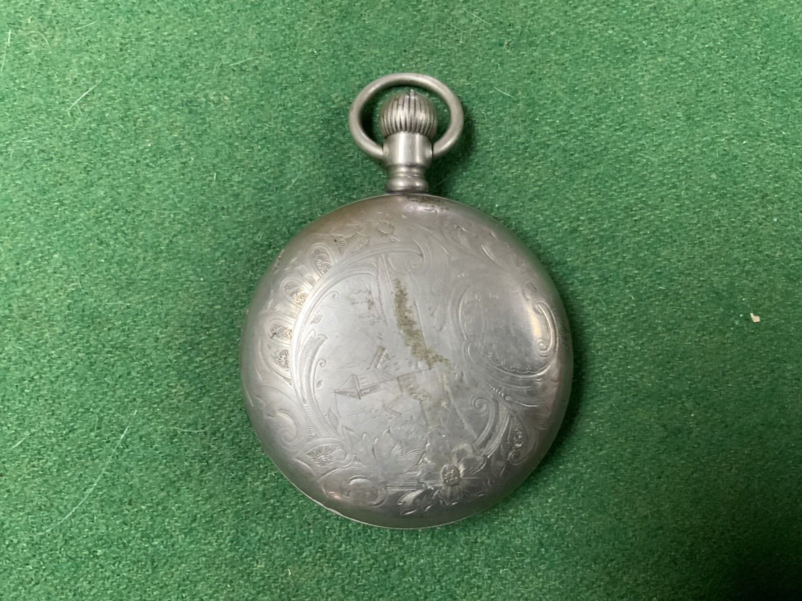 Hampden Pocket Watch with extra Keystone Case eBay