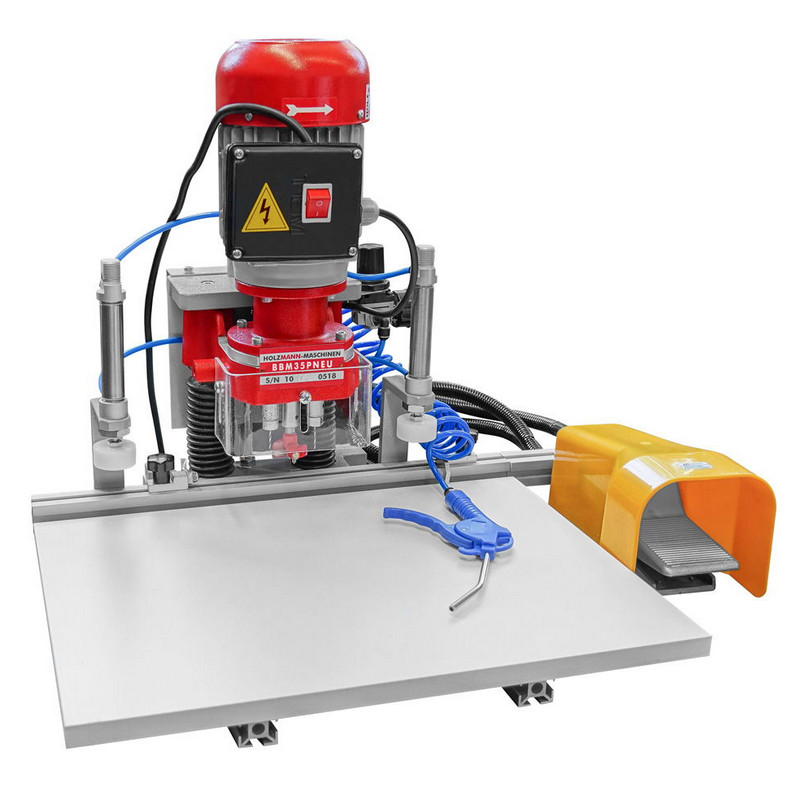 Holzmann Pneumatic Hinge Drill Mortiser BBM35PNEU 750W 240V Precision Mortising