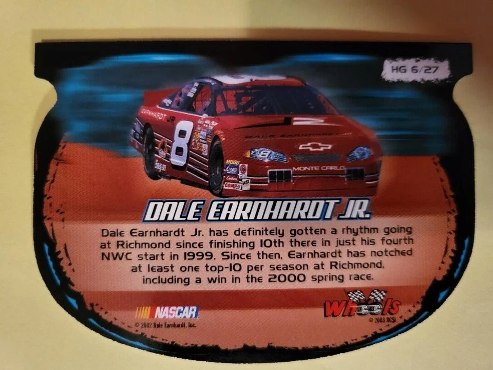 2003 Wheels High Gear Dale Earnhardt Jr. High Groove #HG6 - Image 2 of 2