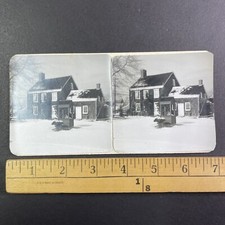 Walt Whitman House Melville New York Stereoview J. Lovelock c1976 Y7813
