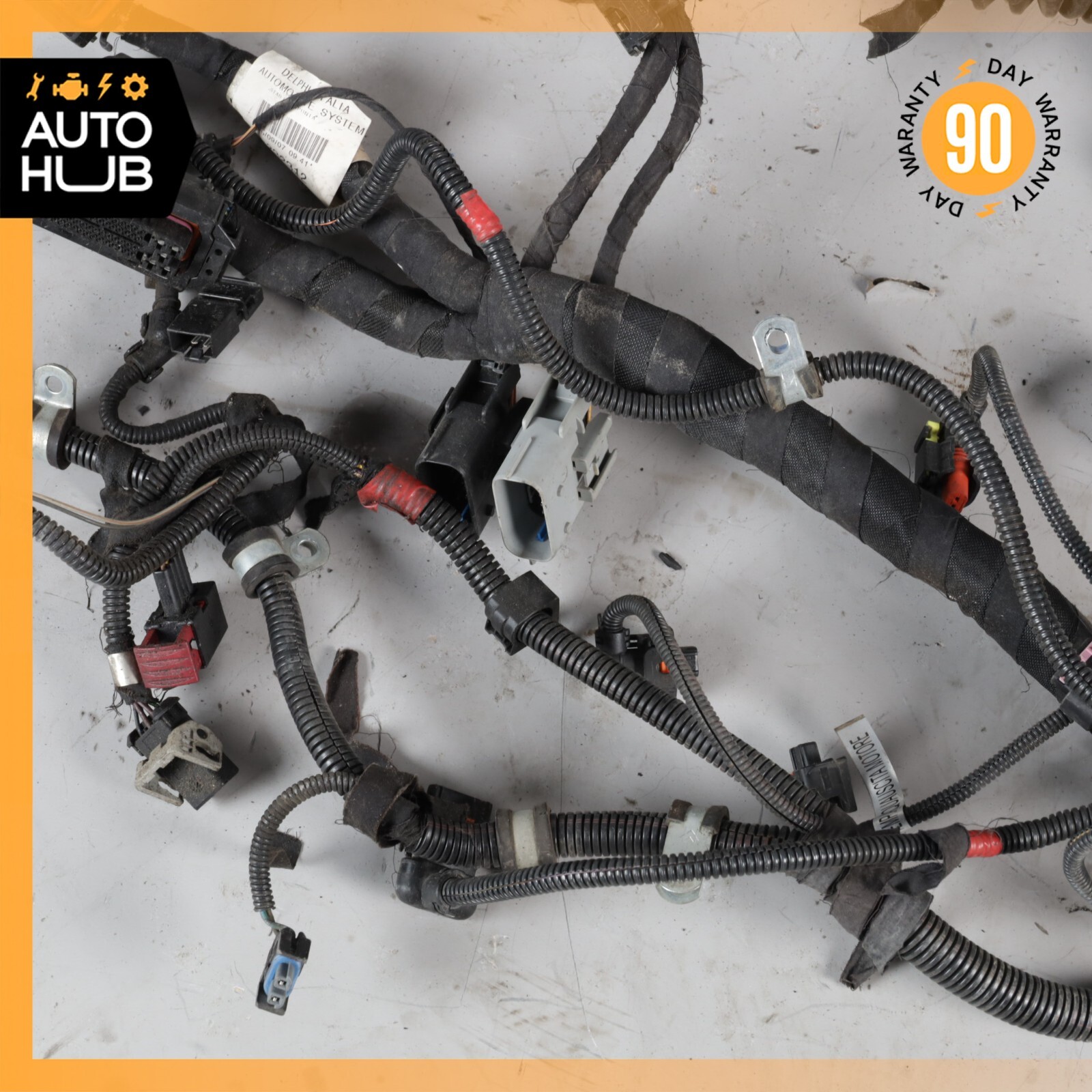 09-19 Maserati GranTurismo Quattroporte Engine Motor Wiring Wire Harness OEM 44k