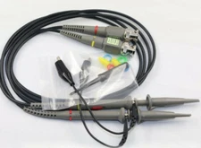 2 Pack P6100 100MHz Oscilloscope Probe 10:1 and 1:1 for Rigol Atten Owon Siglent