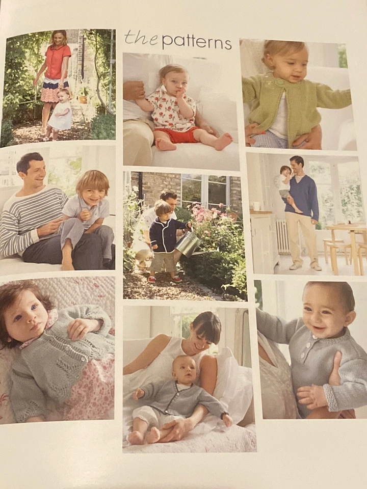 🧶Eco Family Debbie Bliss Knitting Pattern Book 9 Designs Men Women, Babies NEW - Image 2 of 2